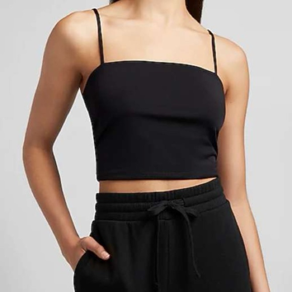 CROPPED SQUARE NECK CAMI